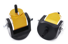ISR Performance Billet Engine Mount Set with Solid Bushings - Nissan 350Z/G35 Z33 - IS-EMK-Z33-S