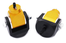 ISR Performance Billet Engine Mount Set with Solid Bushings - Nissan 370Z/G37 Z34 - IS-EMK-Z34-S