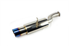 ISR Performance GT Single Exhaust - 2009+ Hyundai Genesis Coupe 2.0T - Burnt Tips - IS-GT-GEN20-BT