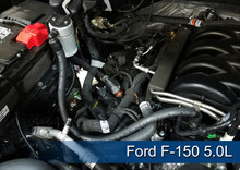 J&L 2011-2025 Ford F-150 2.7L/3.5L/5.0L Passenger Side Oil Separator 3.0 - Clear Anodized - 3016P-C