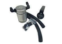J&L 99-04 Ford Mustang SVT Cobra Passenger Side Oil Separator 3.0 - Clear Anodized - 3018P-C