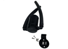 J&L 99-04 Ford Lightning Driver Side Oil Separator 3.0 - Black Anodized - 3027D-B