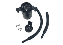 J&L 99-04 Ford Lightning Passenger Side Oil Separator 3.0 - Black Anodized - 3027P-B