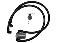 J&L 2021-2025 Ford F-150 3.5L Passenger Side Oil Separator 3.0 - Clear Anodized - 3028P-C