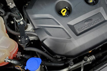 J&L 13-19 Ford Fusion 2.0L EcoBoost Passenger Side Oil Separator 3.0 - Black Anodized - 3032P-B