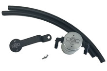 J&L 13-19 Ford Fusion 2.0L EcoBoost Passenger Side Oil Separator 3.0 - Clear Anodized - 3032P-C