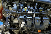 J&L 13-19 Ford Fusion 2.0L EcoBoost Passenger Side Oil Separator 3.0 - Clear Anodized - 3032P-C