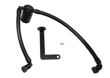 J&L 10-19 Ford Flex EcoBoost V6 Passenger Side Oil Separator 3.0 - Black Anodized - 3035P-B