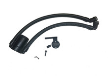 J&L 11-14 Ford F-150/Ford F-150 Raptor 6.2L Passenger Side Oil Separator 3.0 - Black Anodized - 3036P-B