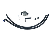 J&L 2019-2024 Ford Ranger 2.3L Driver Side Oil Separator 3.0 - Clear Anodized - 3037D-C