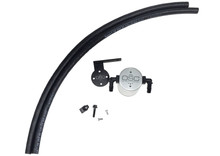 J&L 13-18 Ford Escape 2.0 EcoBoost 2.0 Oil Separator 3.0 Passenger Side - Clear Anodized - 3038P-C