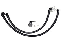 J&L 17-22 Ford F-250 6.2L/7.3L Passenger Side Oil Separator 3.0 - Clear Anodized - 3042P-C