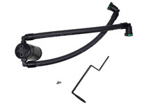 J&L 2021-2024 Ford Bronco 1.5L EcoBoost Passenger Side Oil Separator 3.0 - Black Anodized - 3043P-B