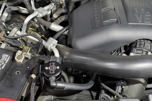 J&L 2015-2017 Ford Expedition 3.5L EcoBoost Oil Separator 3.0 - Black Anodized - 3047P-B