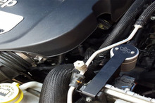 J&L 12-17 Jeep Wrangler JK 3.6L Passenger Side Oil Separator 3.0 - Clear Anodized - 3064D-C