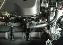 J&L 2019-2024 Dodge Ram 1500 5.7L Oil Separator 3.0 Passenger Side - Black Anodized - 3067P-B