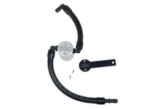 J&L 2019-2024 Dodge Ram 1500 5.7L Oil Separator 3.0 Passenger Side - Clear Anodized - 3067P-C