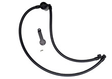 J&L 20-24 Jeep Wrangler 2.0L Driver Side Oil Separator 3.0 - Black Anodized - 3070D-B