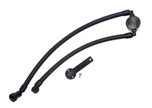 J&L 2021-2024 Ram TRX 6.2L Supercharged Passenger Side Oil Separator 3.0 - Black Anodized - 3071P-B