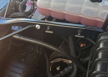 J&L 2021-2024 Ram TRX 6.2L Supercharged Passenger Side Oil Separator 3.0 - Black Anodized - 3071P-B