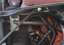 J&L 2021-2024 Ram TRX 6.2L Supercharged Passenger Side Oil Separator 3.0 - Clear Anodized - 3071P-C