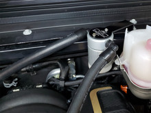J&L 2021-2024 Jeep Wrangler 392 Oil Seperator 3.0 Passenger Side - Clear Anodized - 3072P-C
