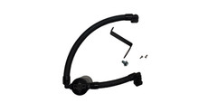 J&L 17-20 Lincoln Continental/MKZ 3.0L EcoBoost Passenger Side Oil Separator 3.0 - Black Anodized - 3079P-B
