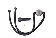 J&L 16-24 Chevrolet Camaro LT1 6.2L Drivers Side Oil Separator 3.0 - Clear Anodized - 3081D-C