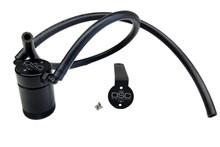 J&L 97-13 Chevy/GM Truck/SUV 4.8L/5.3L/6.0L/6.2L Driver Side Oil Separator 3.0 - Black Anodized - 3084D-B