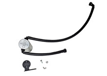 J&L 20-24 Chevrolet Corvette 6.2L LT2 Targa Top Passenger Side Oil Separator 3.0 - Clear Anodize - 3088P-C