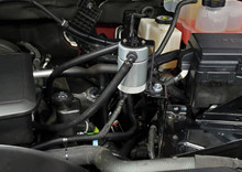 J&L 20-25 Chevy Silverado/GMC Sierra 2500/3500 6.6L Drivers Side Oil Separator 3.0 - Clear Anodi - 3089D-C