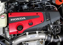 J&L 17-21 Honda Civic Type R Passenger Side Oil Separator 3.0 - Black Anodized - 3100P-B