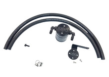 J&L 95-04 Toyota Tacoma/4Runner 3.4L Driver Side Oil Separator 3.0 - Black Anodized - 3101D-B