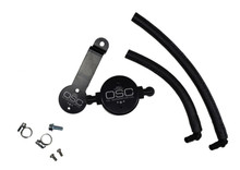 J&L 16-23 Toyota Tacoma 3.5L Driver Side Oil Separator 3.0 - Black Anodized - 3104D-B