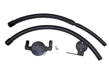 J&L 07-21 Toyota Tundra 5.7L Driver Side Oil Separator 3.0 - Black Anodized - 3105D-B