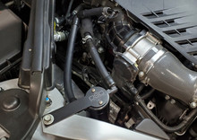 J&L 18-22 Kia Stinger GT 3.3TT Passenger Side Oil Separator 3.0 - Black Anodized - 3106P-B