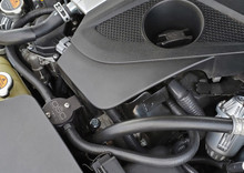 J&L 16-24 Infiniti Q50/Q60 3.0T Oil Separator 3.0 Driver Side - Black Anodized - 3110D-B