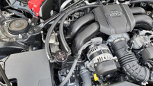 J&L 22-24 Subaru BRZ/GR86 2.4L Passenger Side Oil Separator 3.0 - Black Anodized - 3117P-B