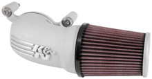 K&N 08-17 Harley Davidson Touring Models Performance Air Intake System Silver - 57-1134S
