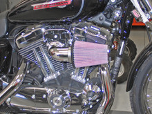 K&N 07-13 Harley Davidson XL Polished Aircharger Performance Intake - 63-1126P
