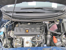 K&N 12-13 Honda Civic 1.8L L4 Silver Typhoon Intake - 69-1020TS