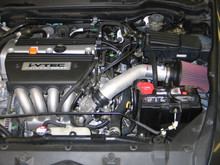 K&N 05-07 Honda Accord L4-2.4L Silver Typhoon Short Ram Intake - 69-1209TS