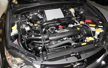 K&N 08-11 WRX/STi Black Typhoon Short Ram Intake - 69-8004TTK