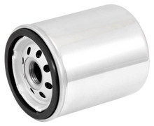 K&N Harley Davidson 3in OD x 4.063in H Chrome Oil Filter - KN-170C