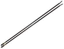 Kentrol 72-86 Jeep CJ Strut Rod Kit - Powdercoat Black - 50517