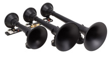 Kleinn Black Triple Horn/ 18.25In/ 14.75In/10In - XCR2.0 Coated Spun Steel - 730