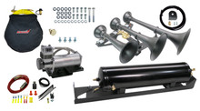 Kleinn 17-22 Ford F-250/ F-350 Onboard Air System w/ Model 730 Horns - SDKIT17-734STL