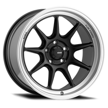 Konig Countergram 15x7.5 4x100 ET35 Matte Black / Matte Machined Lip - CT75100355