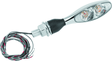 Kuryakyn Micro 1000 Dual Fuction Clear Lens Red/Red/Amber Chrome - 2532