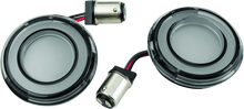 Kuryakyn Tracer L.E.D. Turn Signal Inserts Red/Red Smoke Lens Rear - 2905